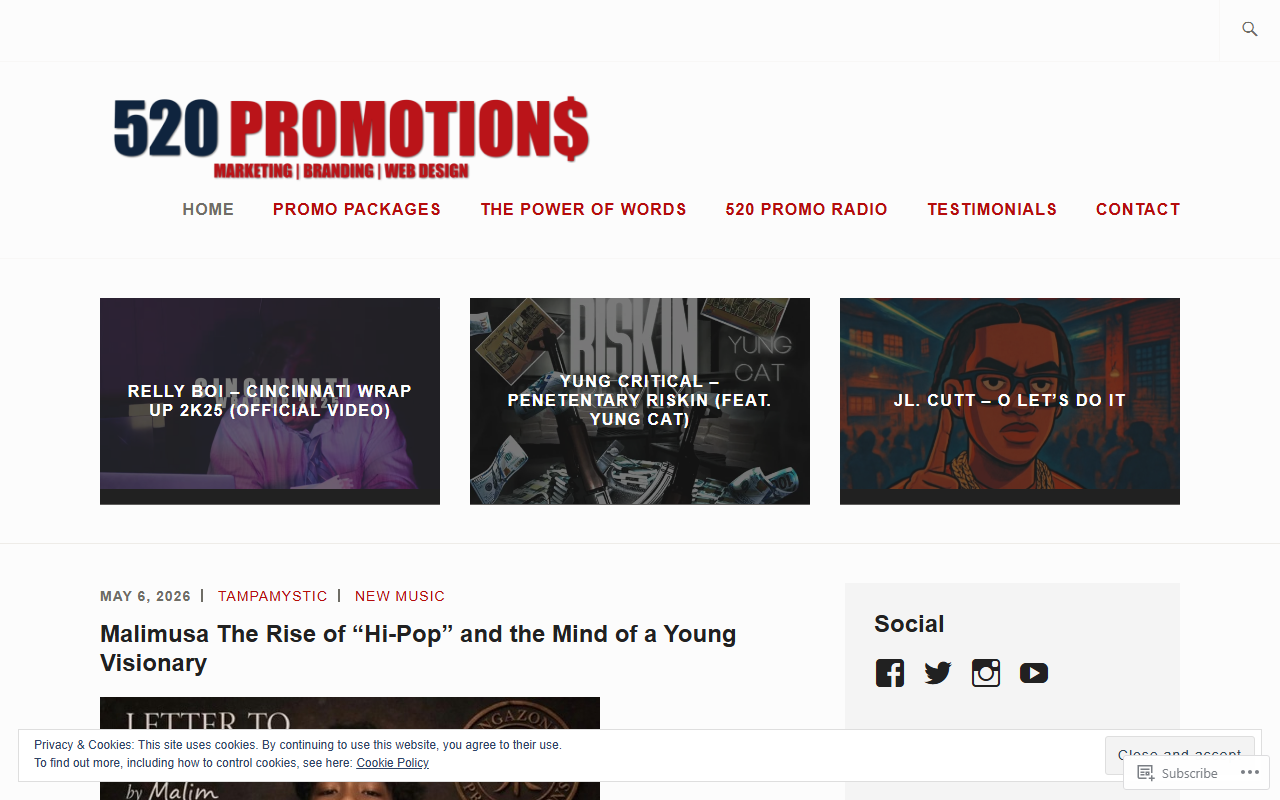 520promotions.com screenshot