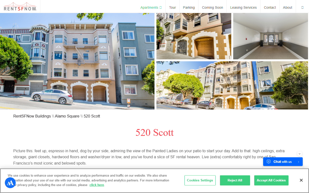 520scottstreet.com screenshot