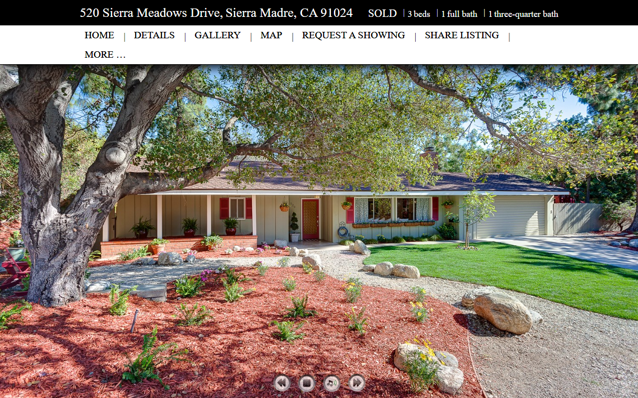 520sierrameadows.com screenshot