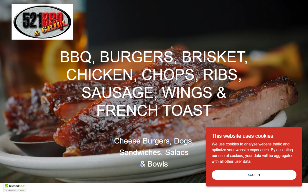 521bbqlancaster.com screenshot
