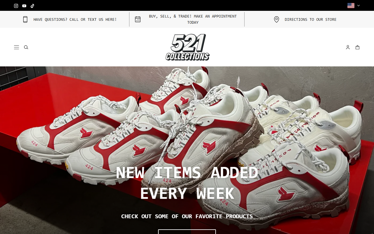 521collections.com screenshot