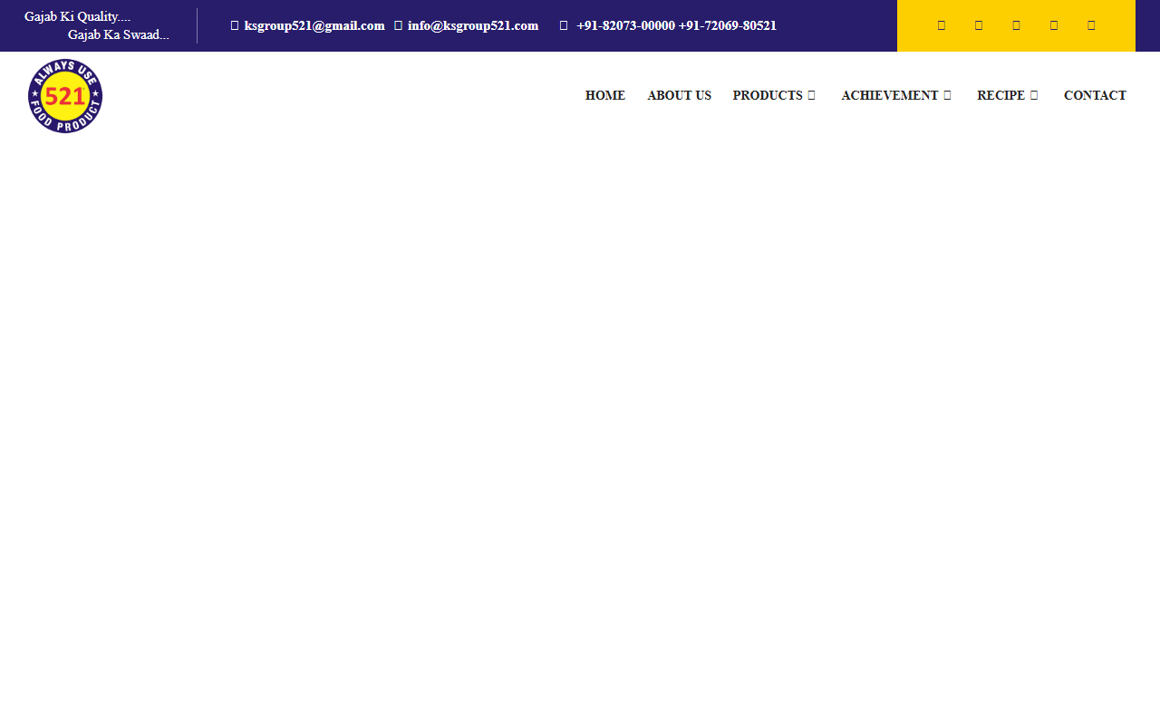 521foodproducts.com screenshot
