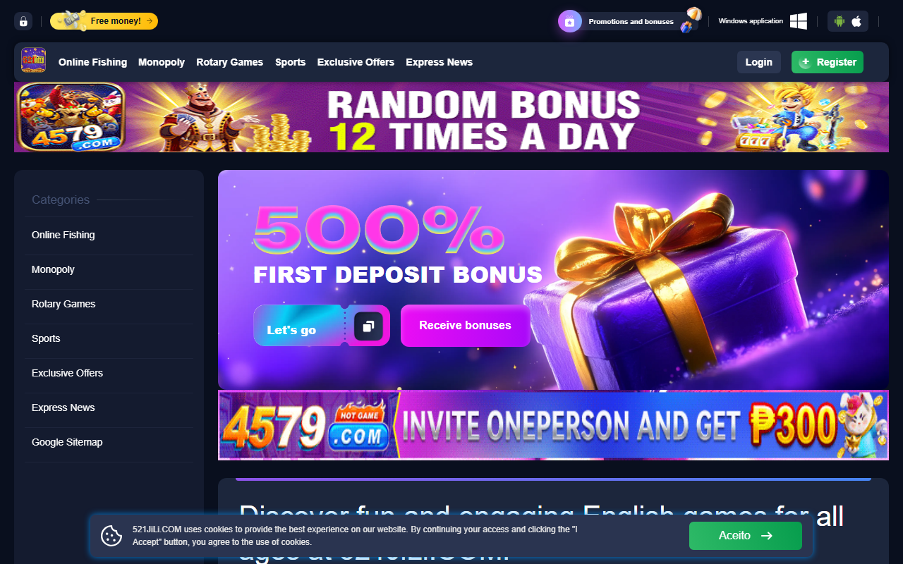 521jiligames.com screenshot