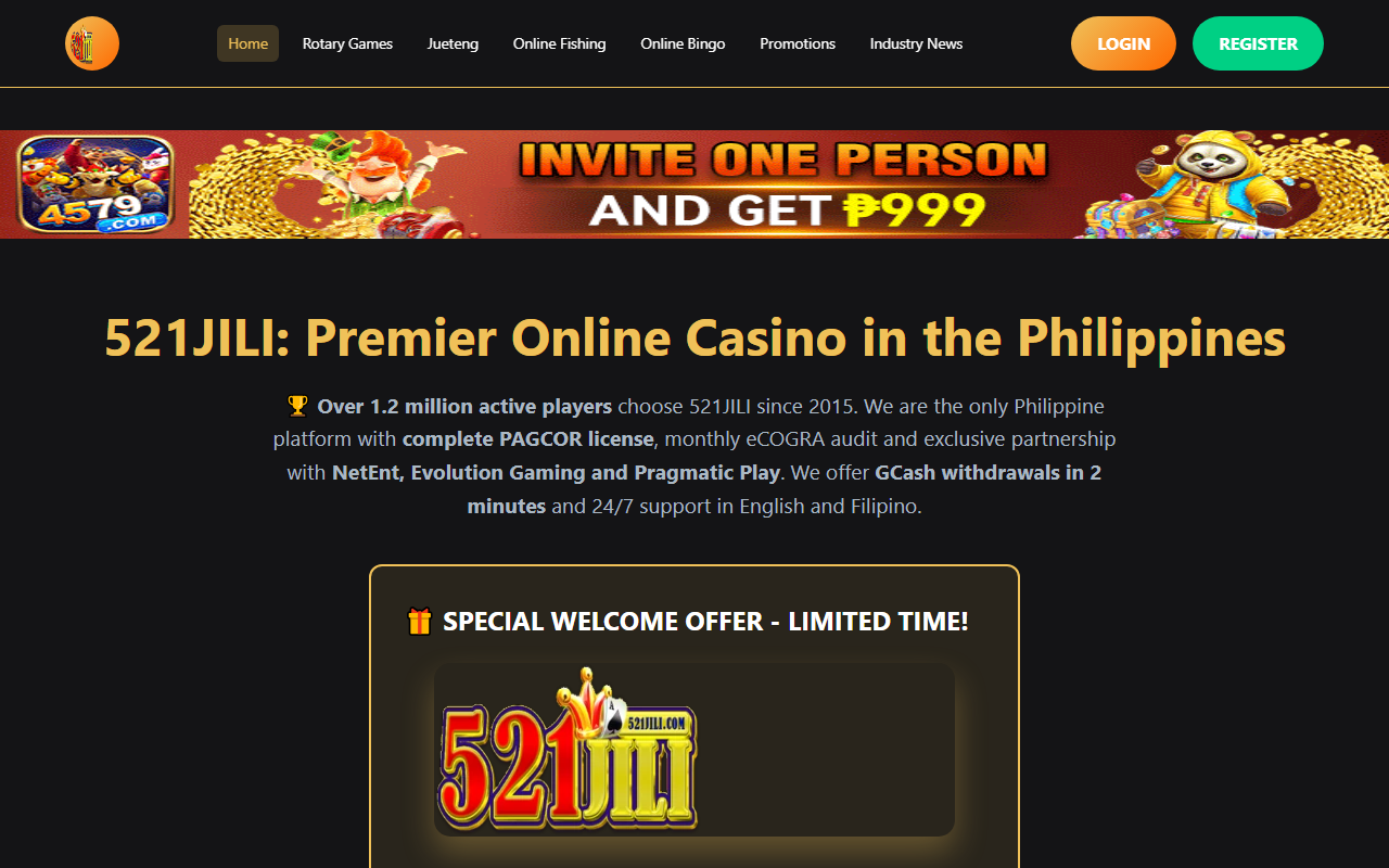 521jililogin.com screenshot