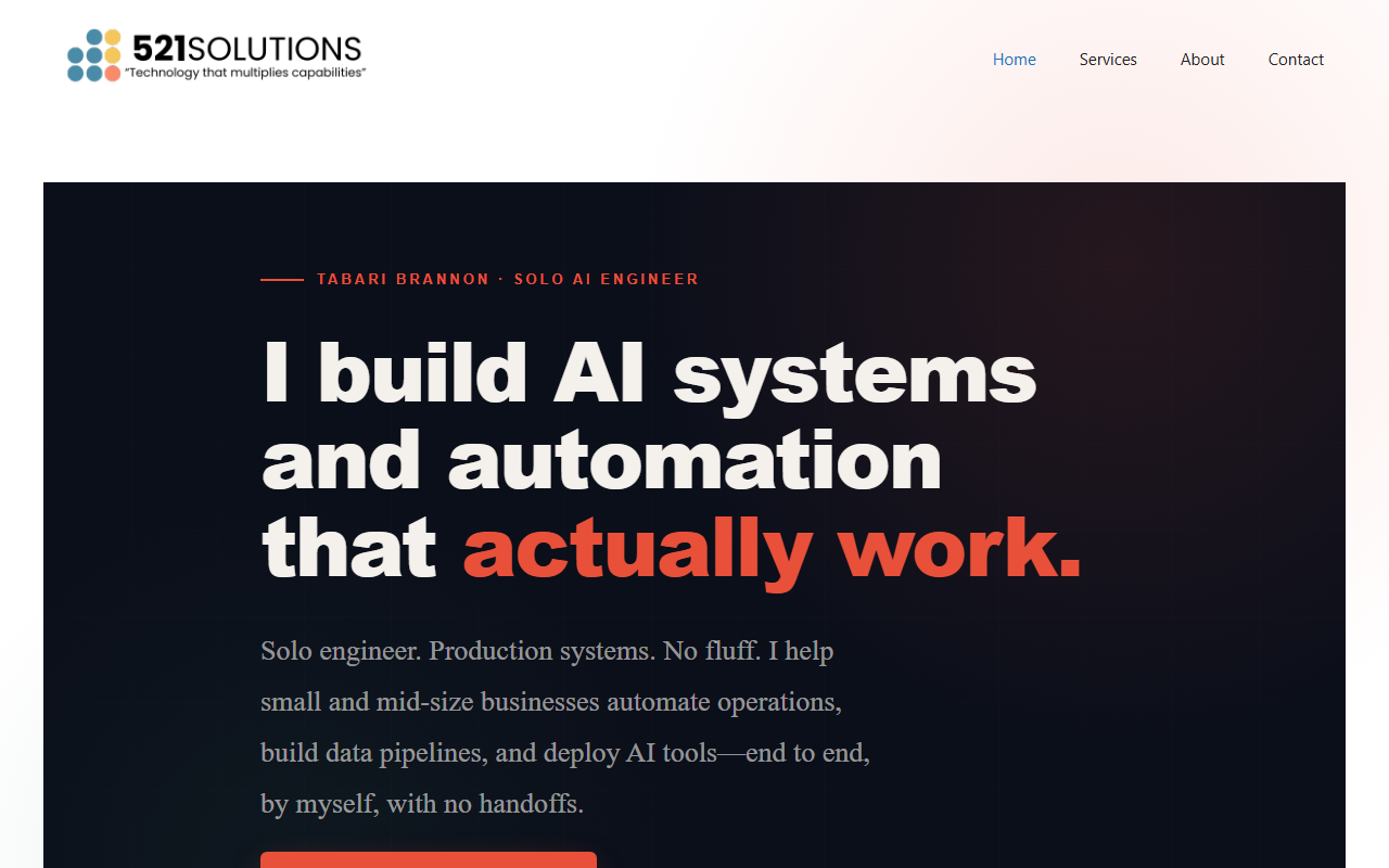 521solutions.com screenshot