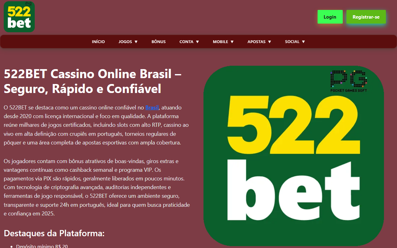 522bet-cassino.com screenshot