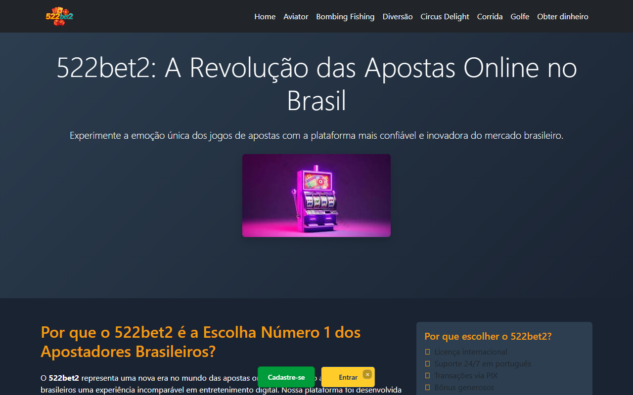 522bet2bet.com screenshot