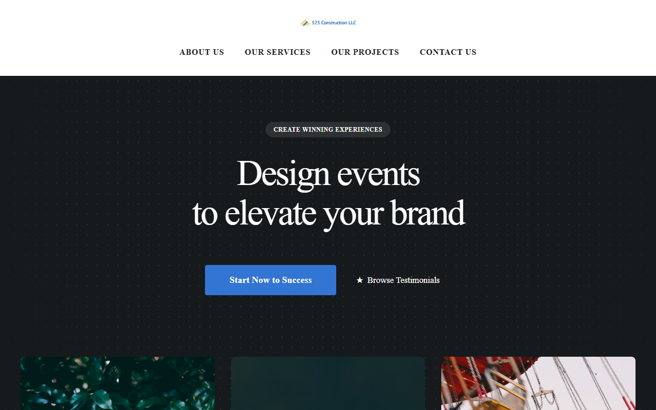 523construction.com screenshot