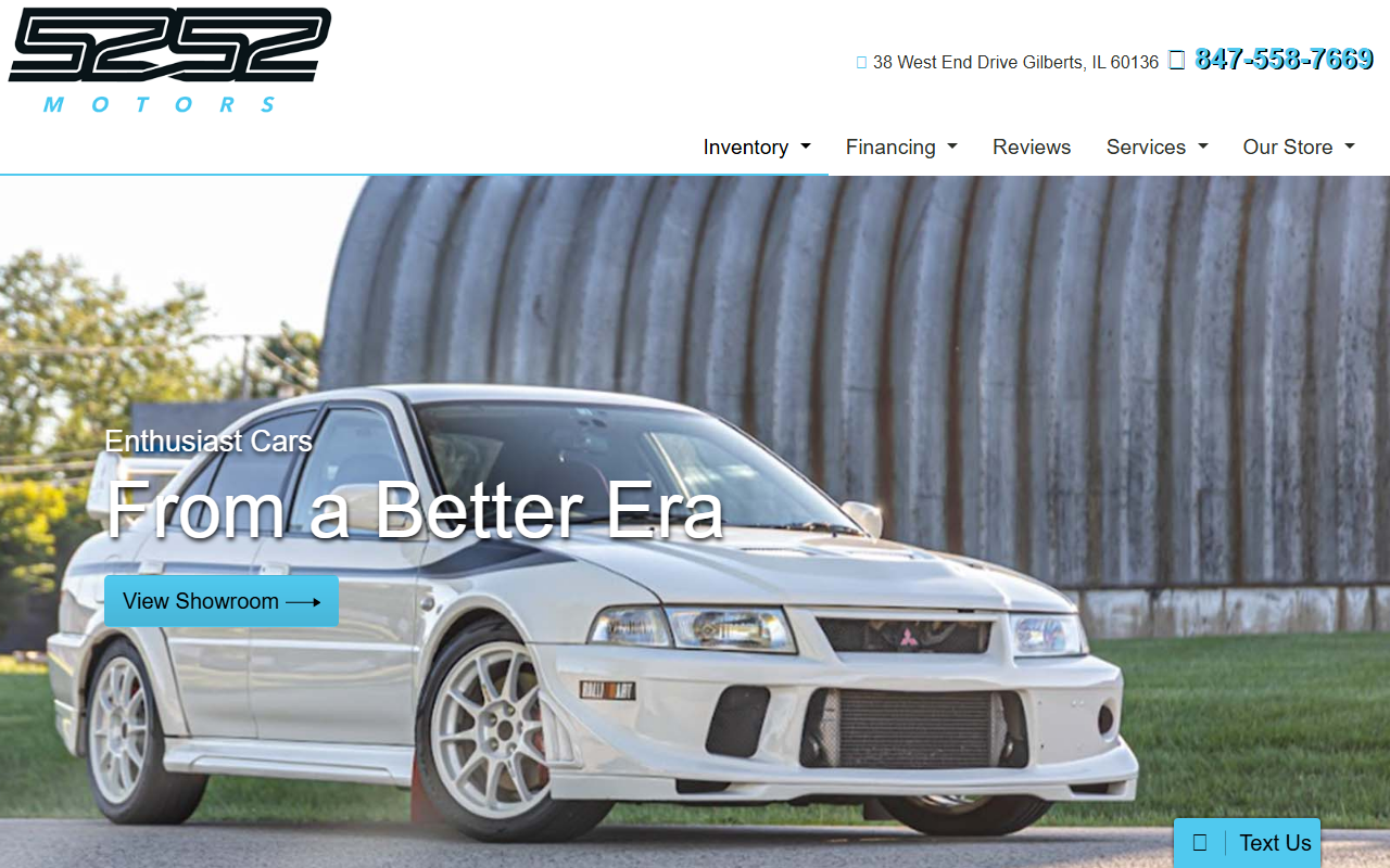 5252motors.com screenshot