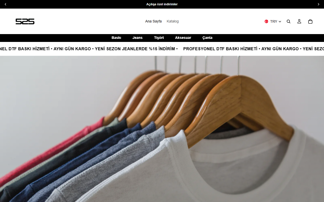 525clothing.com screenshot
