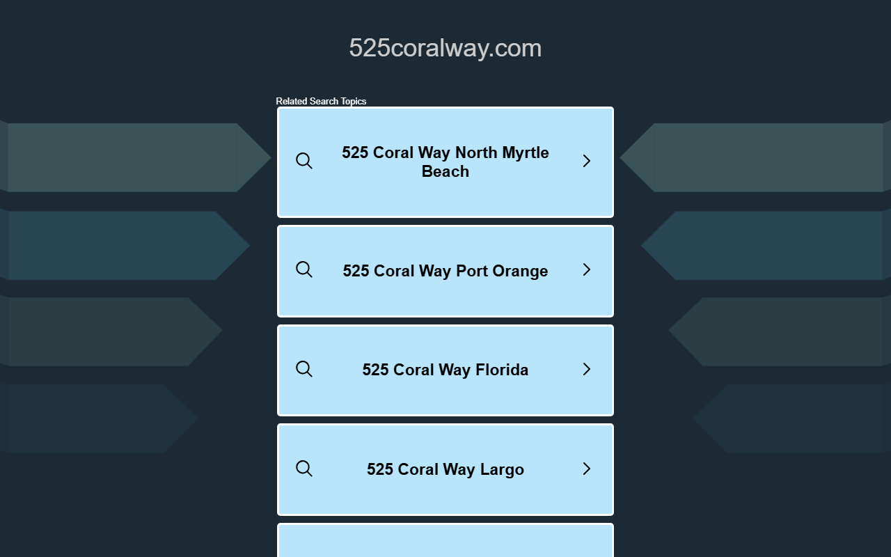 525coralway.com screenshot
