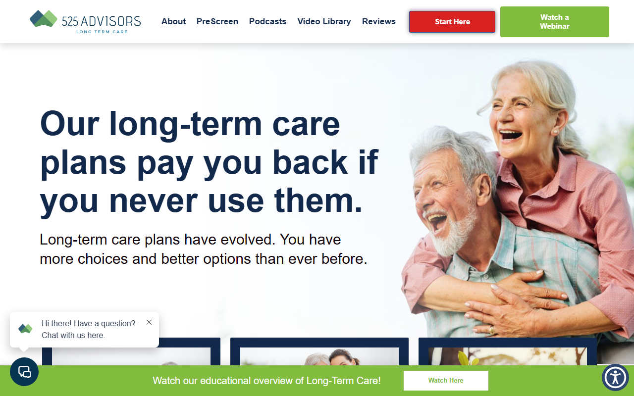 525longtermcare.com screenshot
