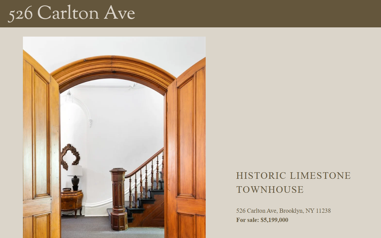 526carlton.com screenshot