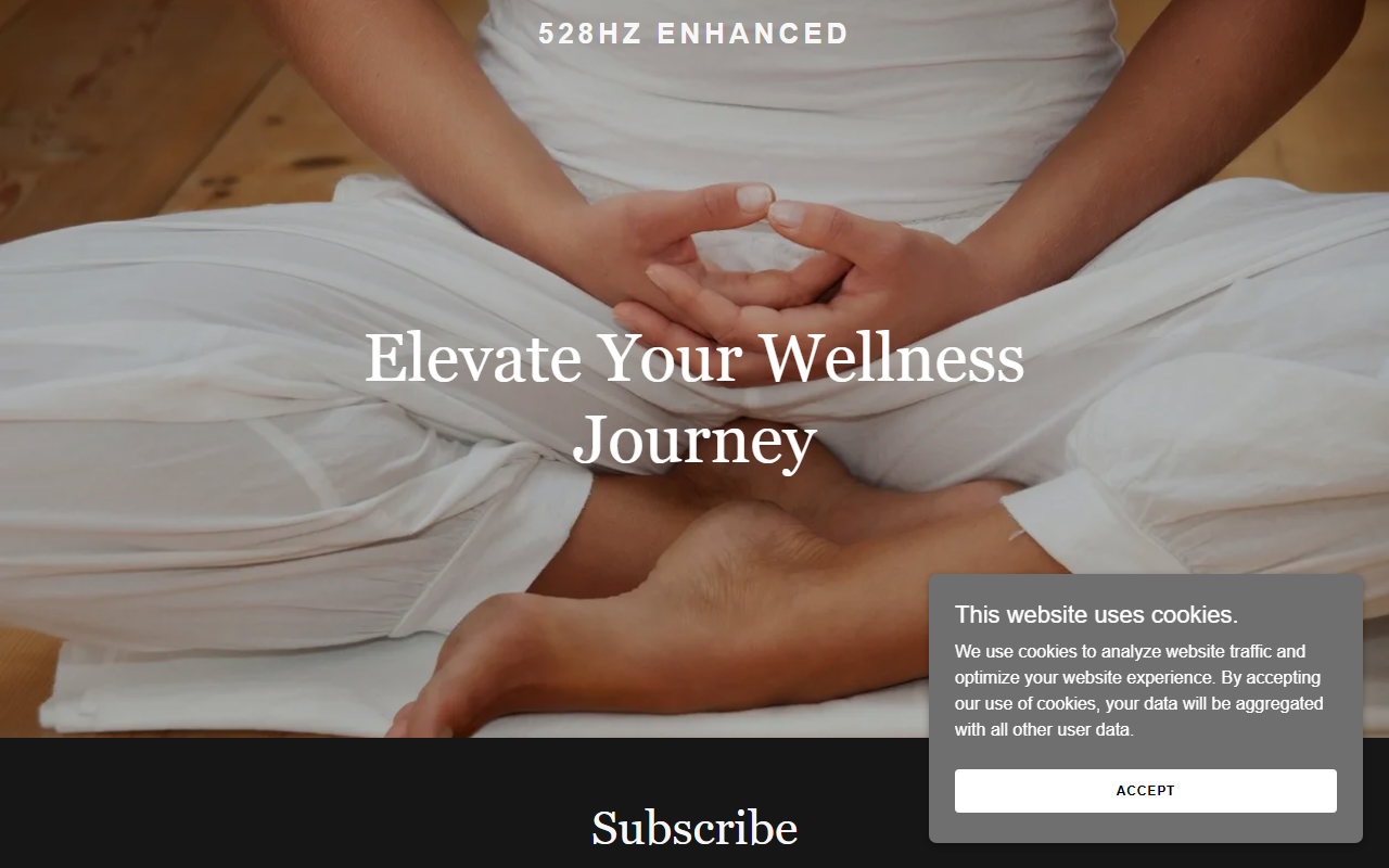 528hzenhanced.com screenshot