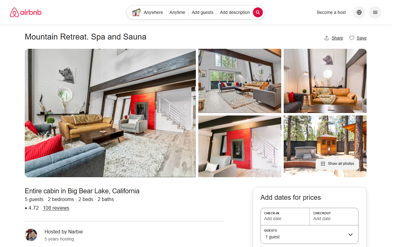 529bigbear.com screenshot