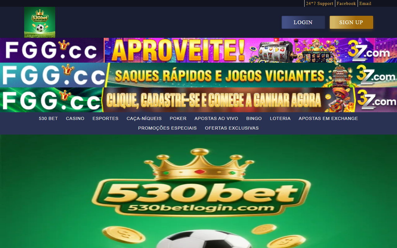 530betlogin.com screenshot
