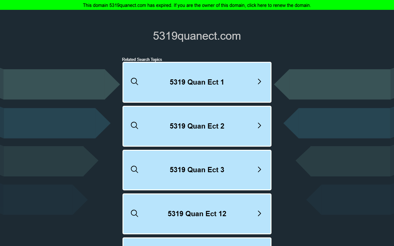 5319quanect.com screenshot