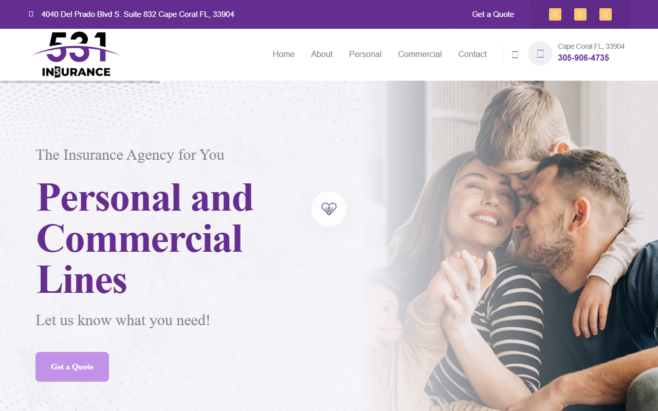 531insurance.com screenshot
