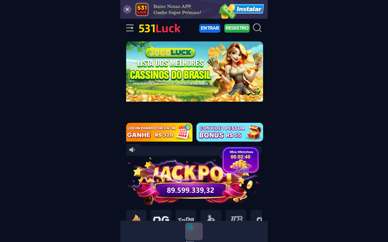 531luckbet.com screenshot