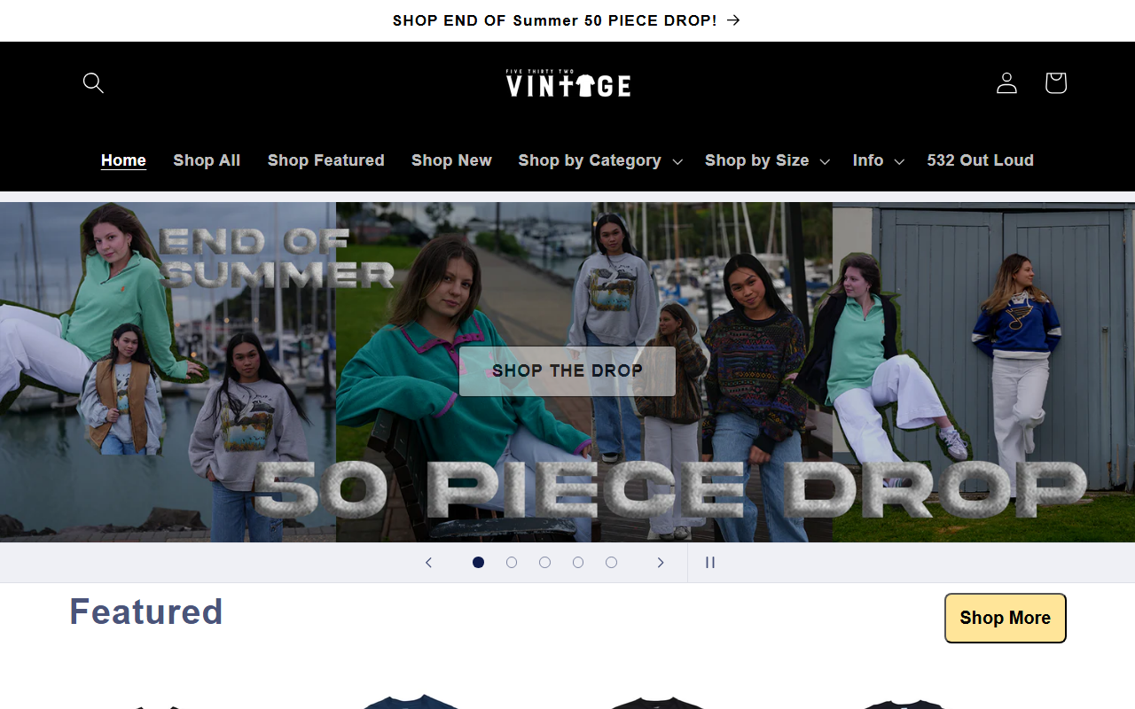 532vintage.com screenshot