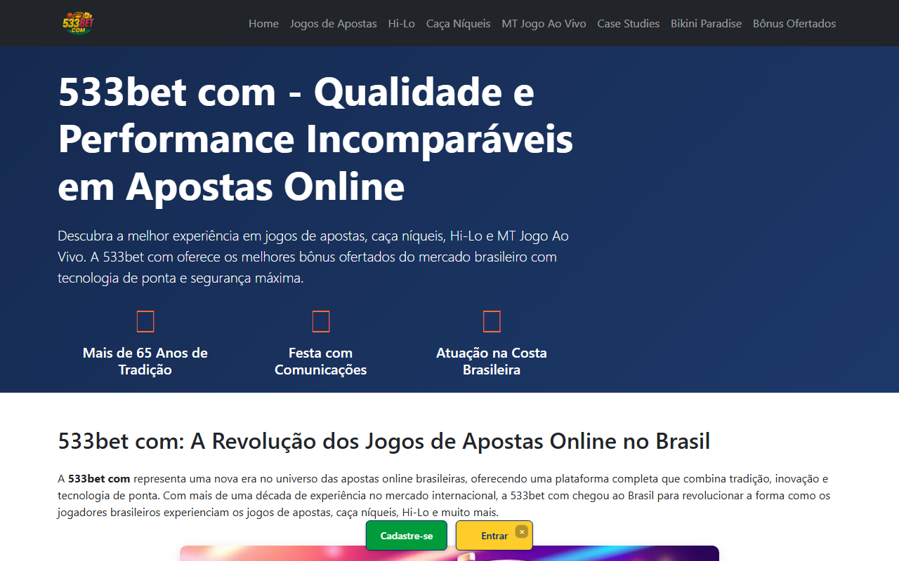533bet-coma.com screenshot