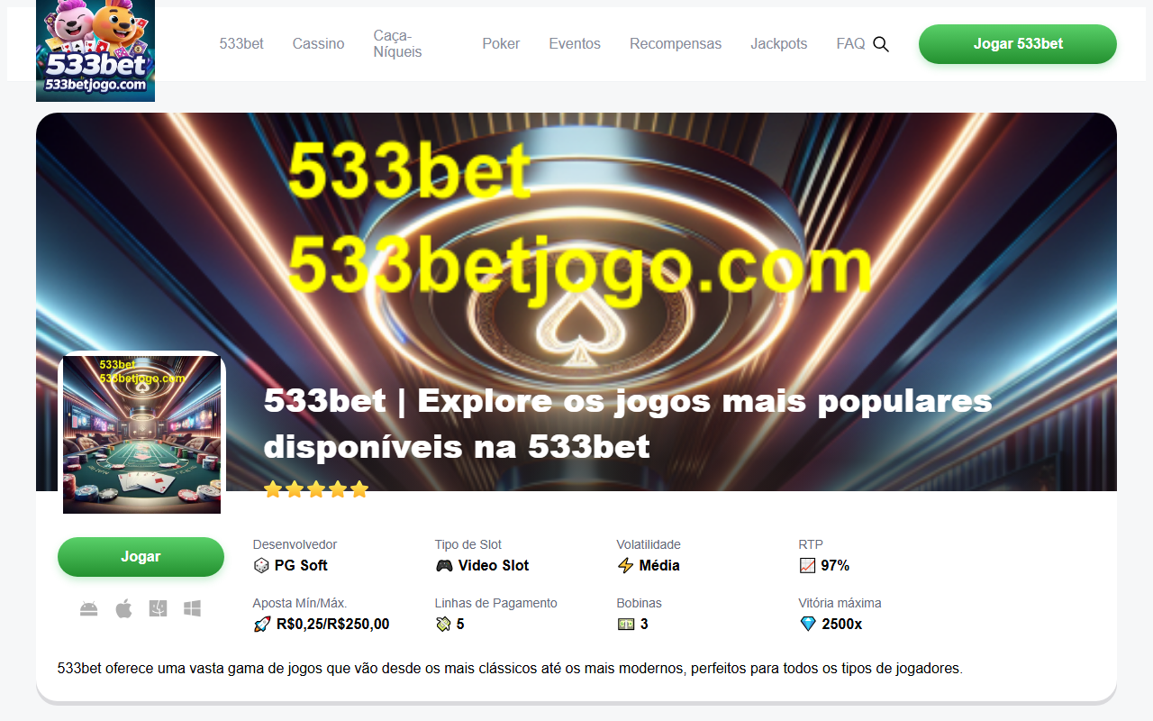 533betjogo.com screenshot