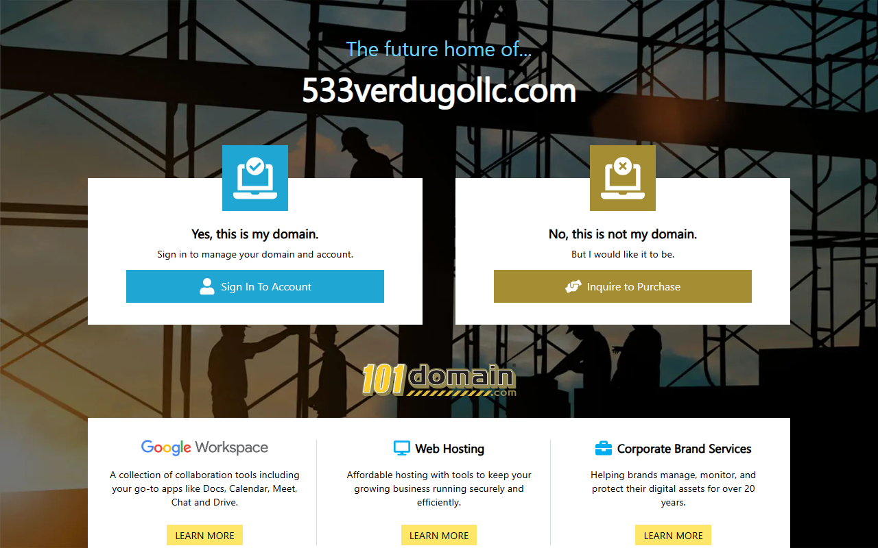 533verdugollc.com screenshot