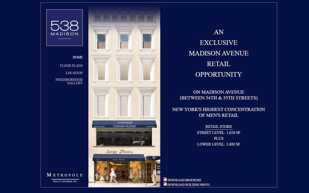 538madison.com screenshot