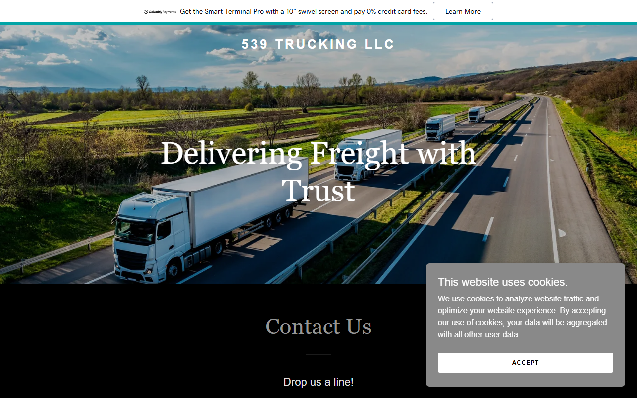 539truckingllc.com screenshot