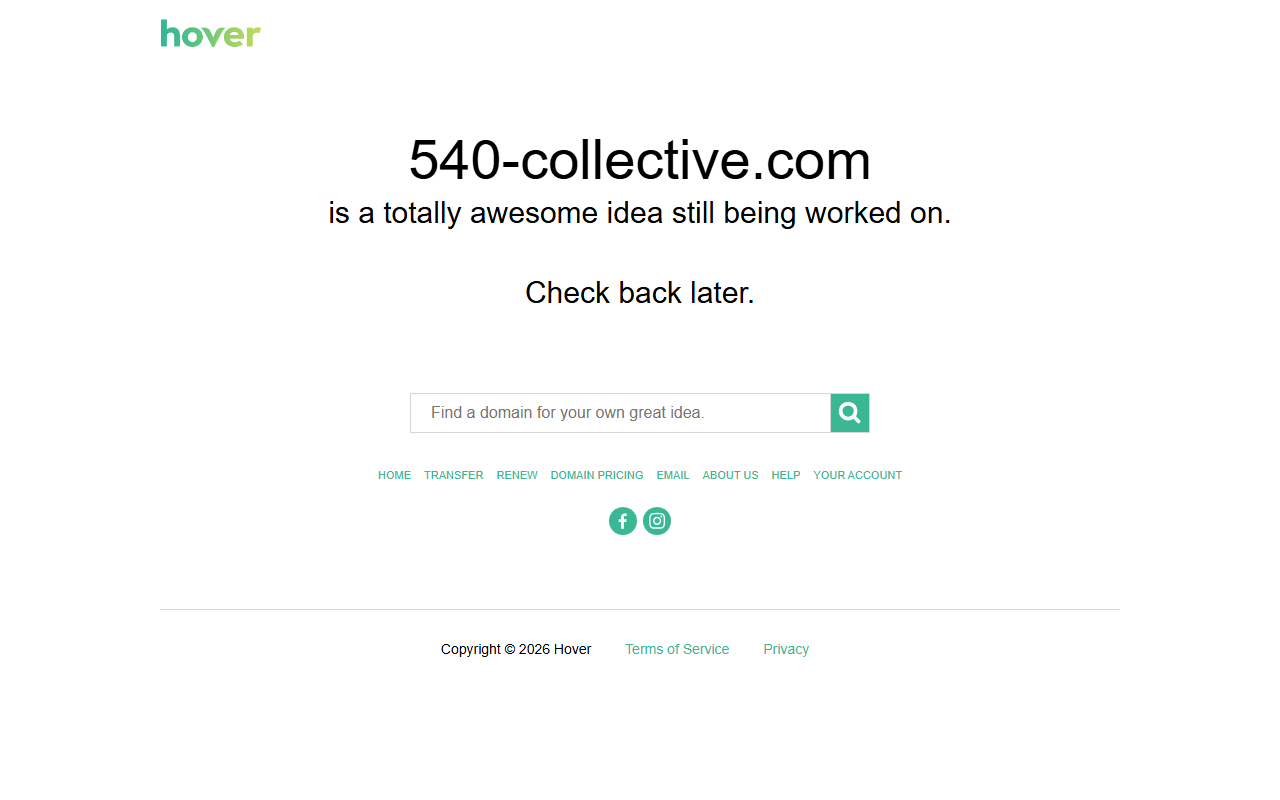 540-collective.com screenshot