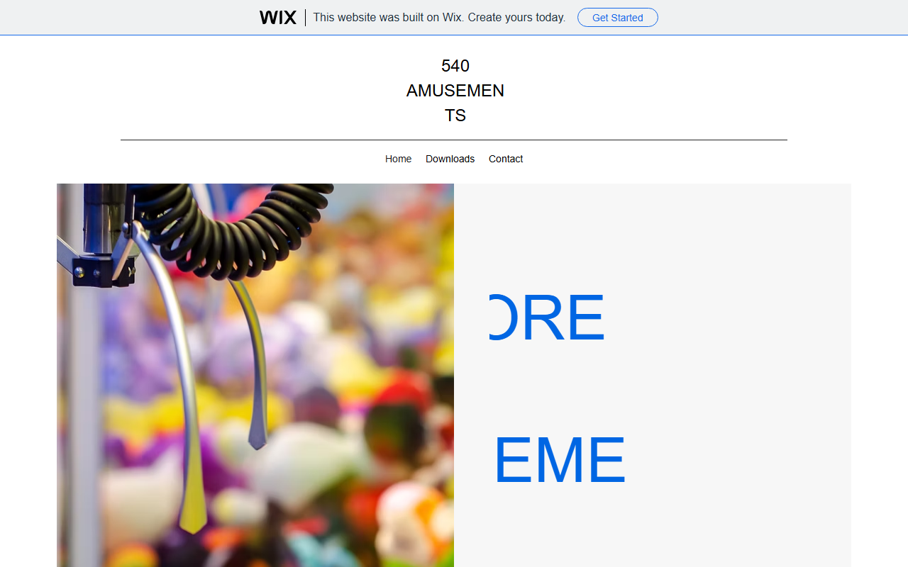 540amusements.com screenshot