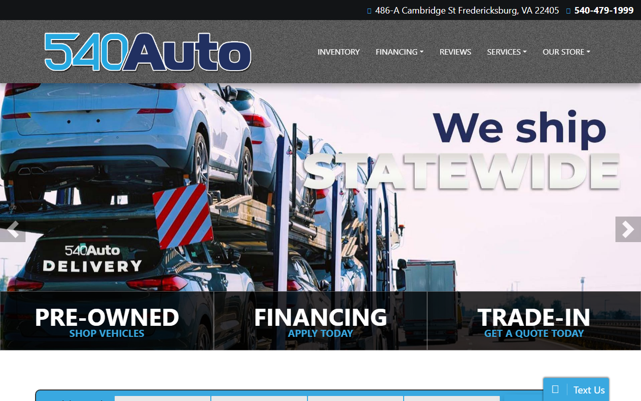 540autocpo.com screenshot