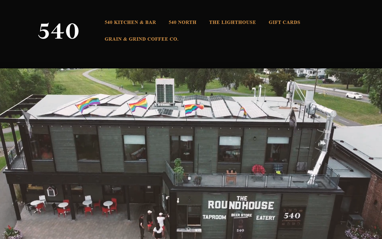 540kitchenandbar.com screenshot