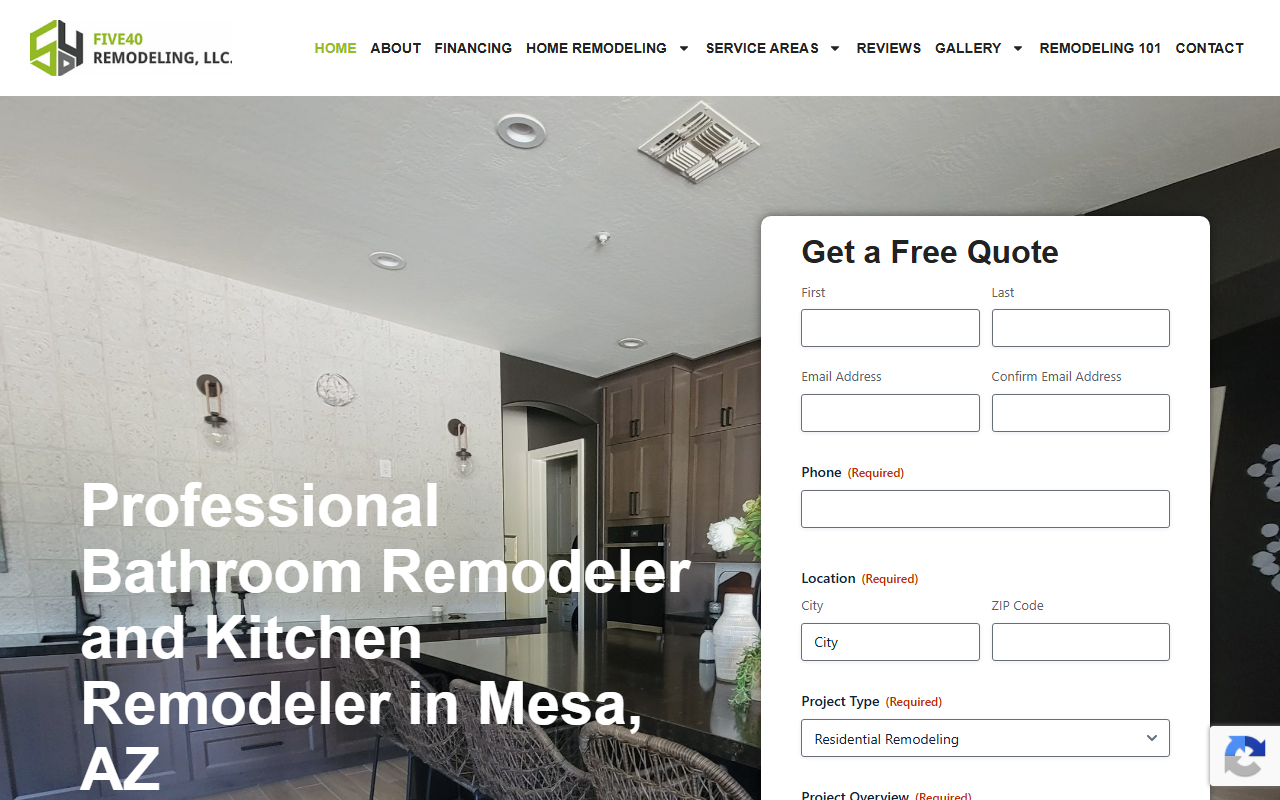 540remodeling.com screenshot