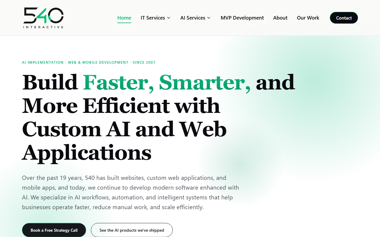 540studiodesign.com screenshot