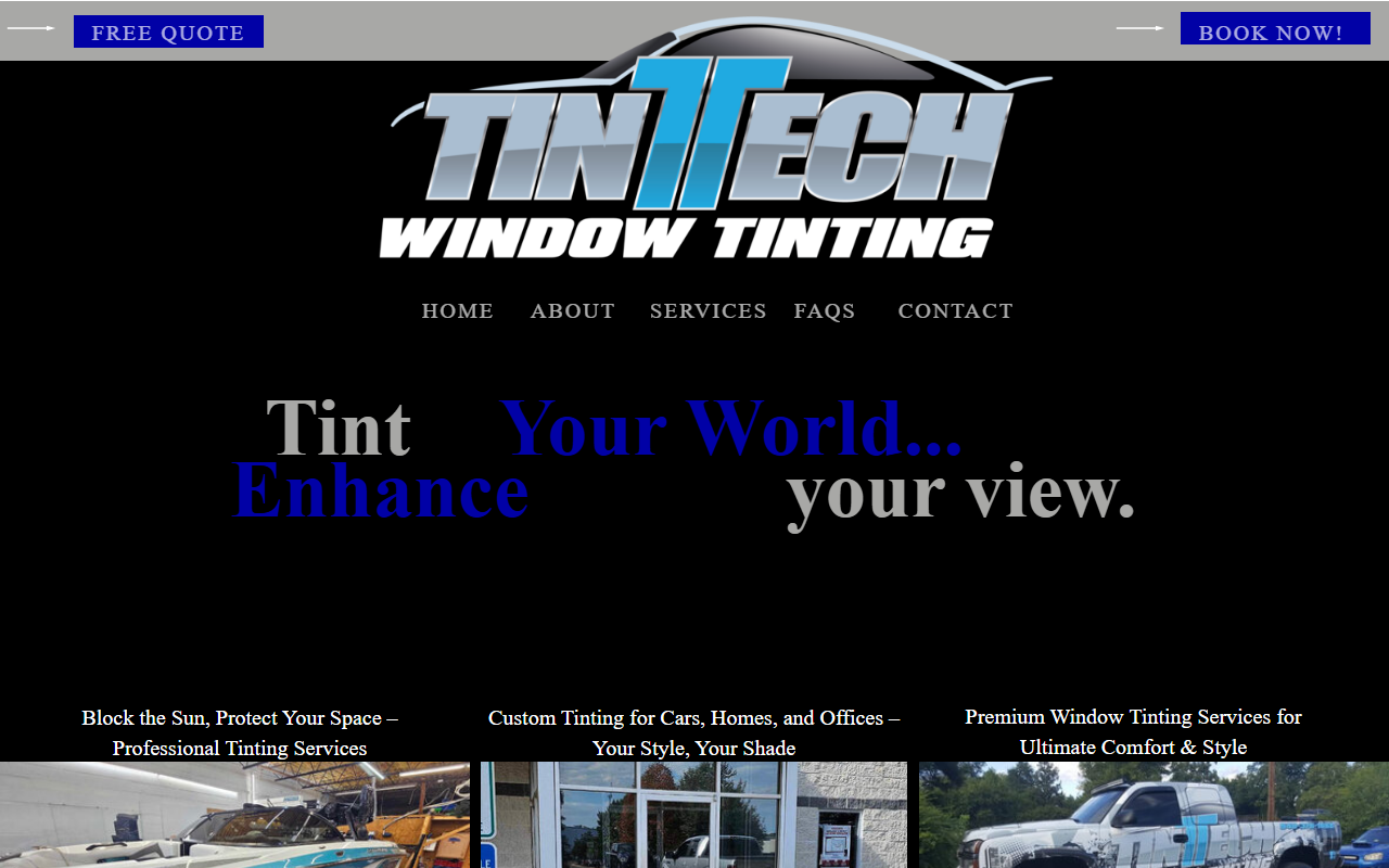 540tinting.com screenshot