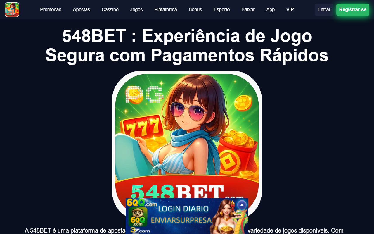 548betbrasil.com screenshot