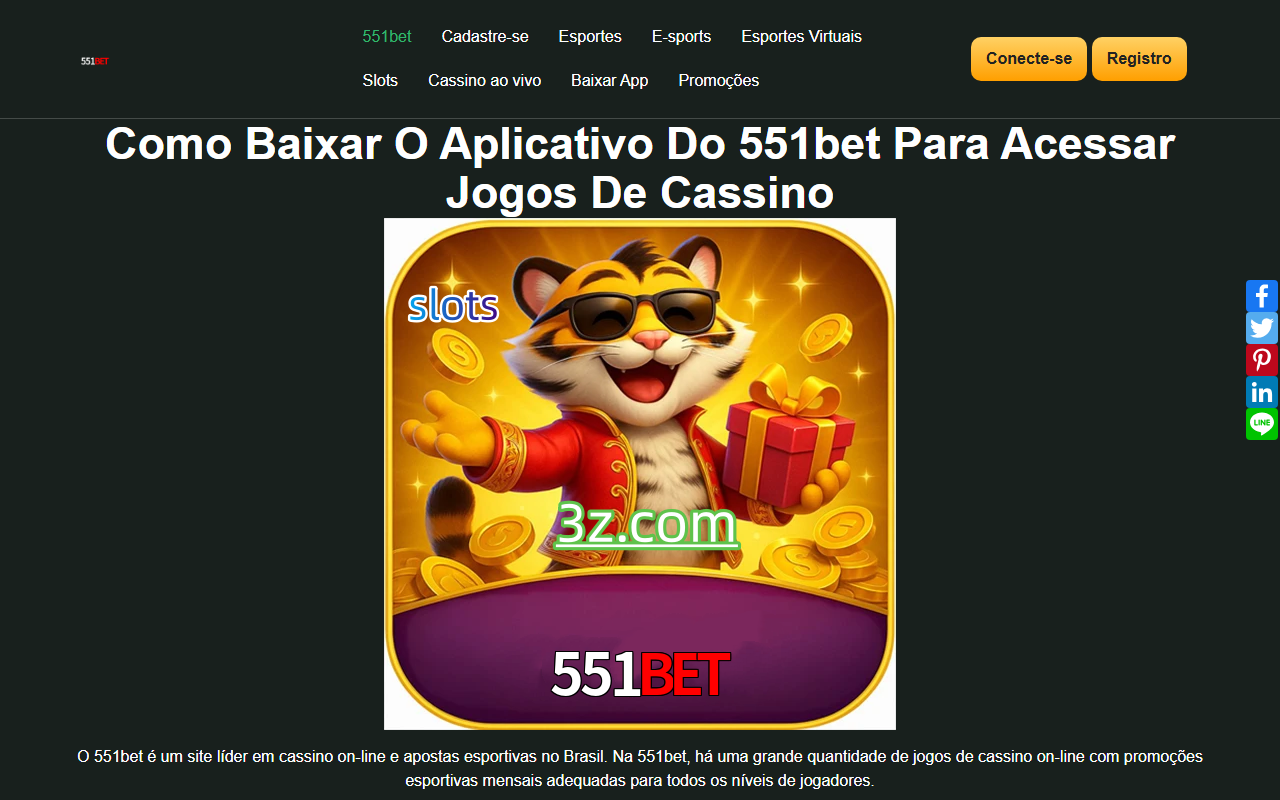 551betbrasil.com screenshot