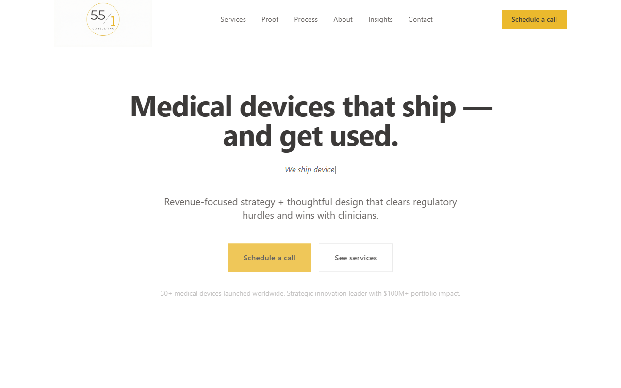 551consulting.com screenshot