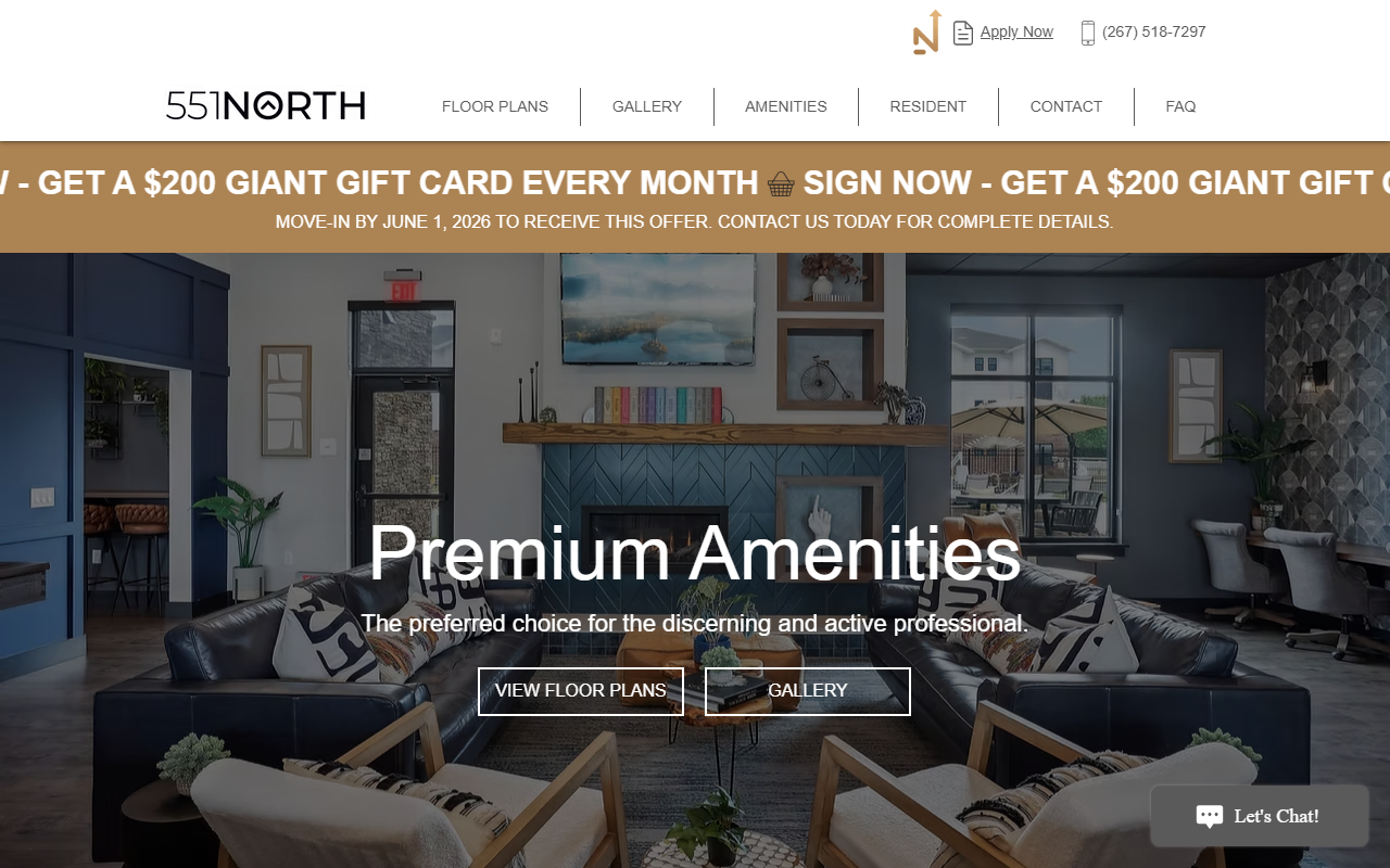 551northapts.com screenshot