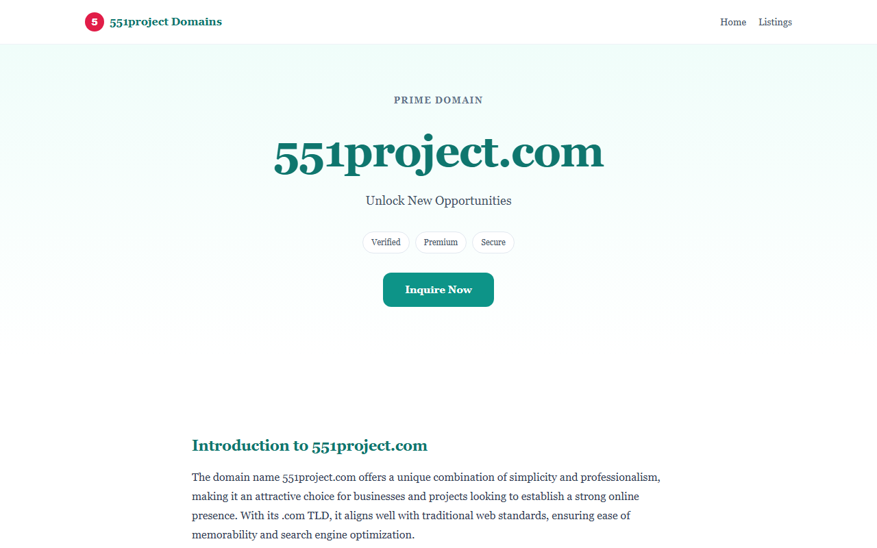 551project.com screenshot