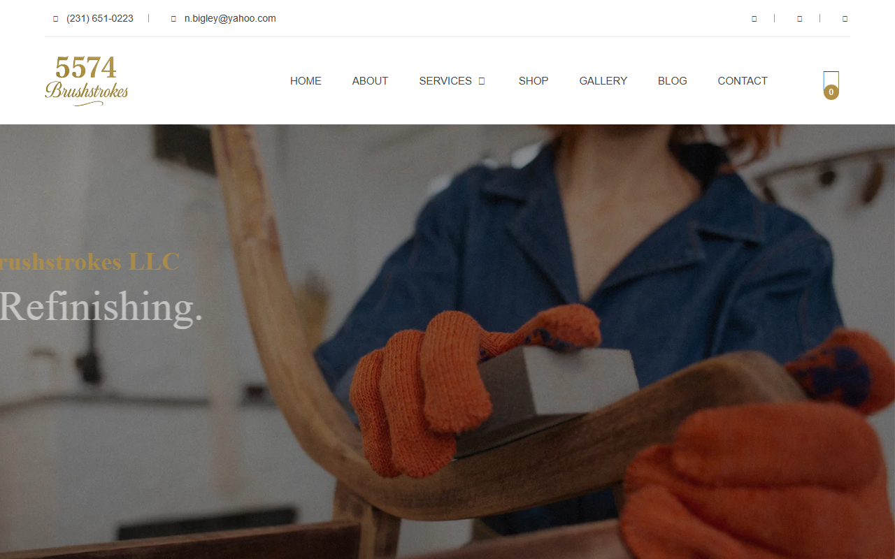 5574brushstrokes.com screenshot