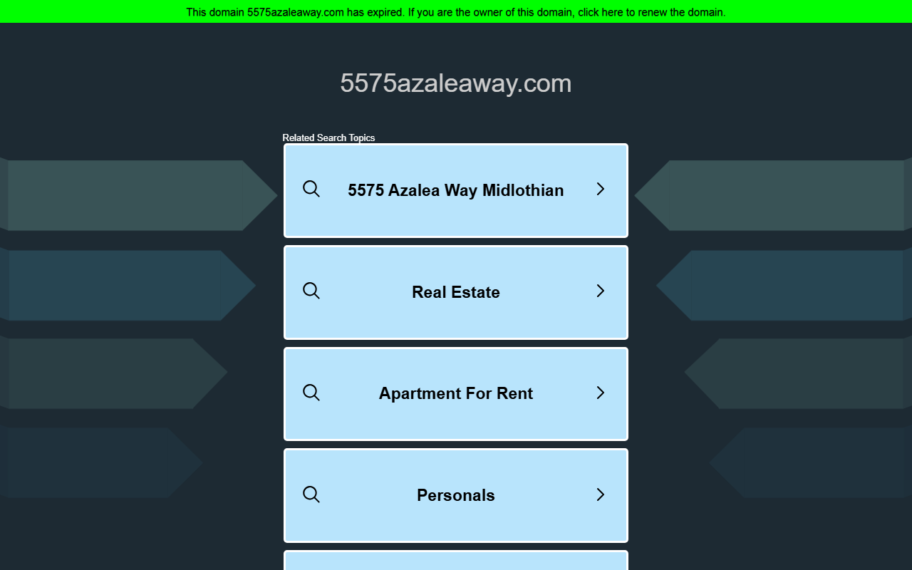 5575azaleaway.com screenshot
