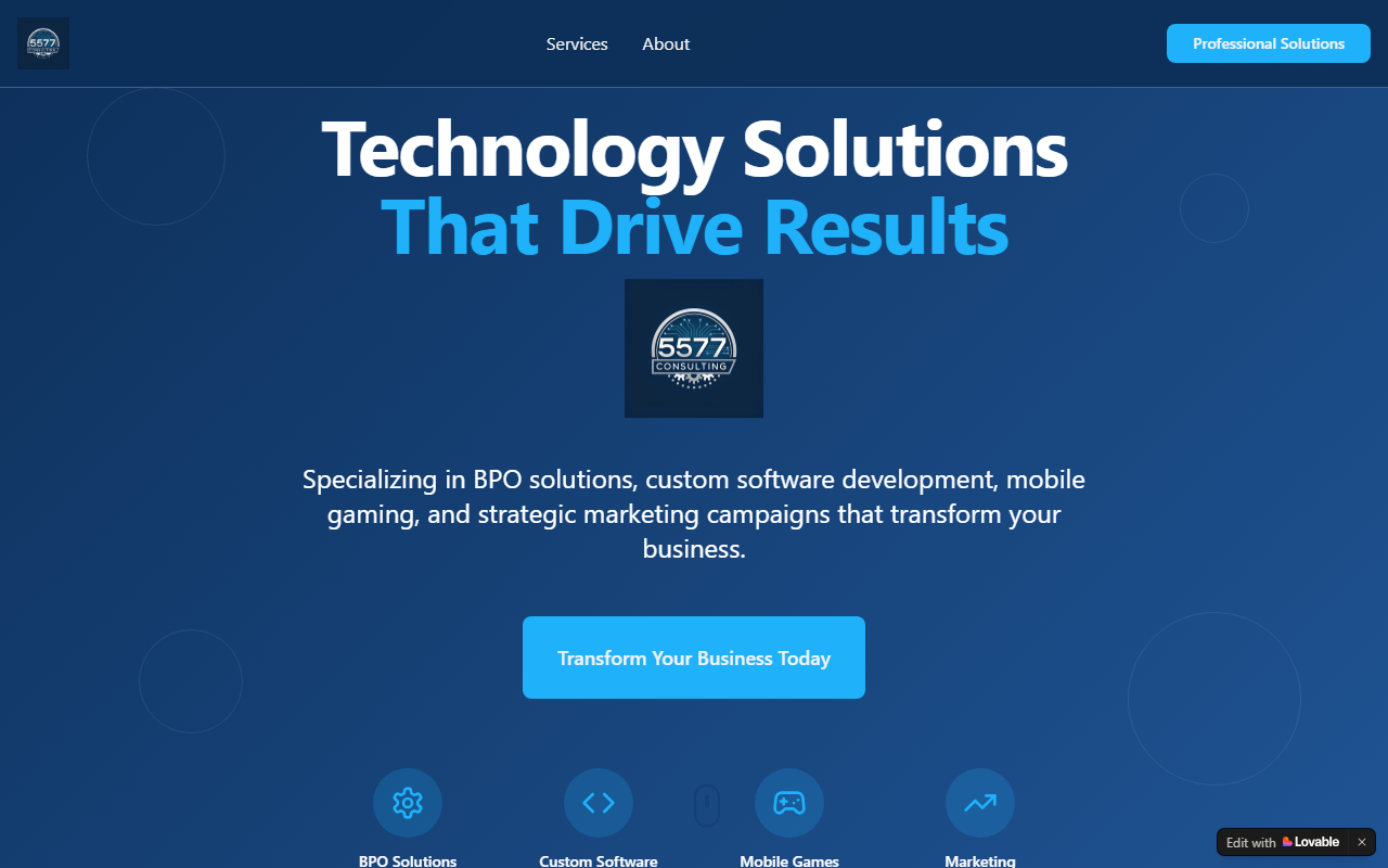 5577consulting.com screenshot