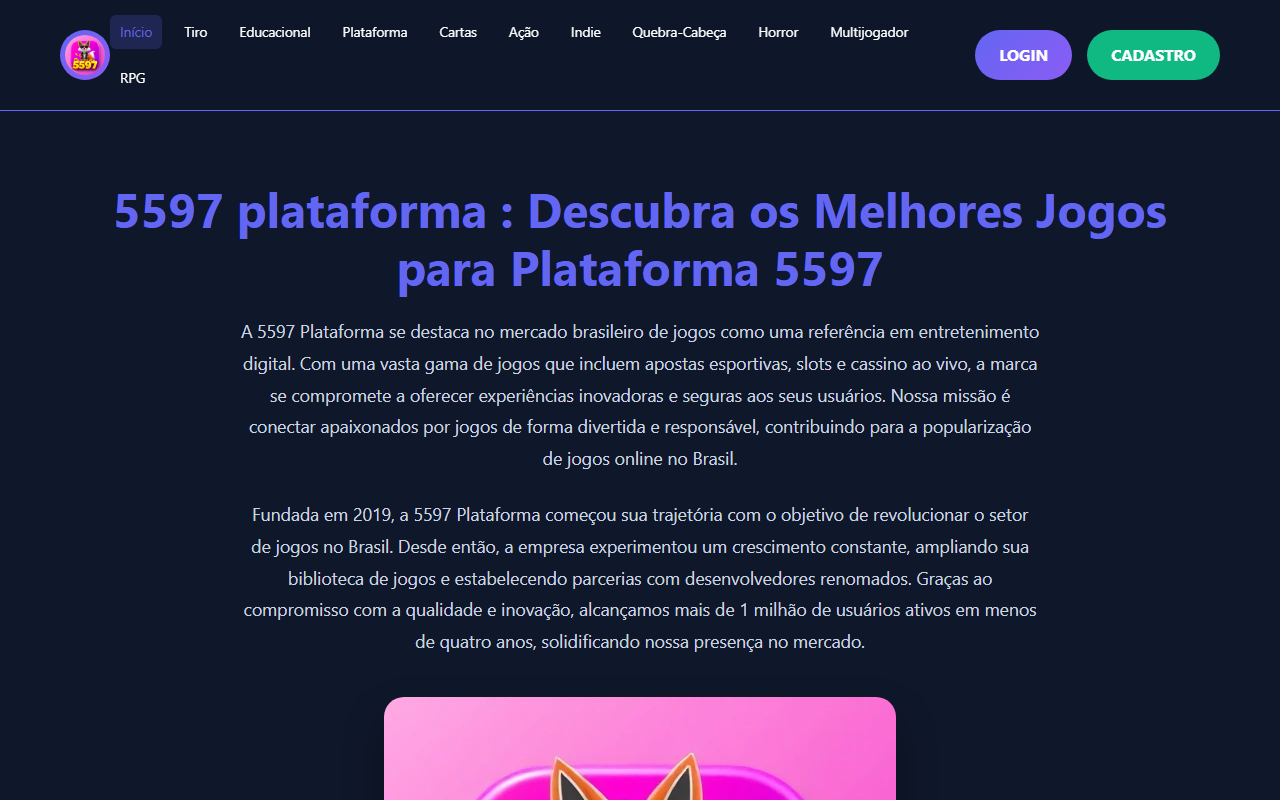 5597plataforma.com screenshot