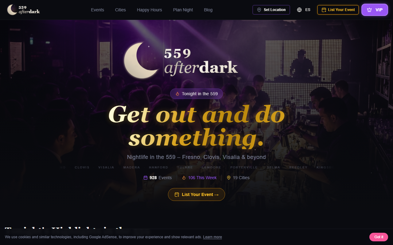 559afterdark.com screenshot