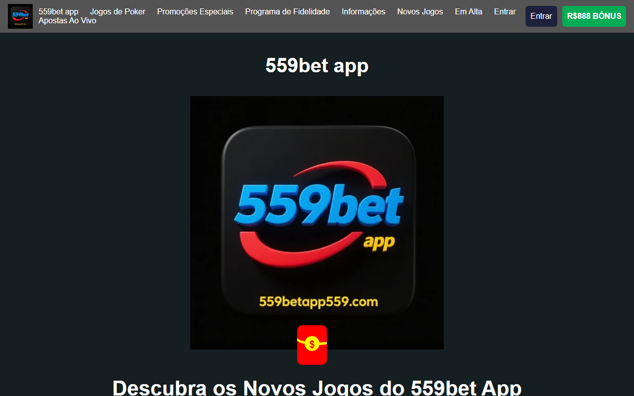 559betapp559.com screenshot