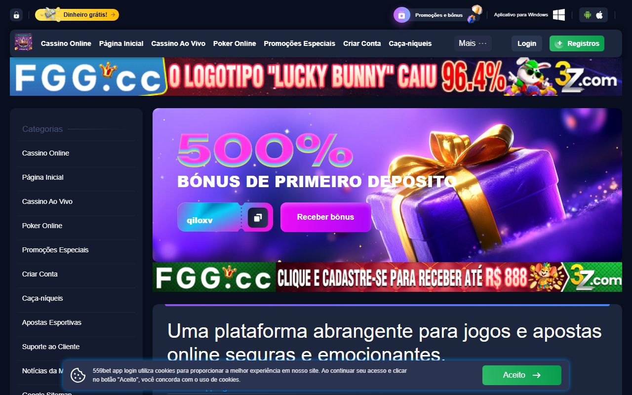 559betapplogin.com screenshot