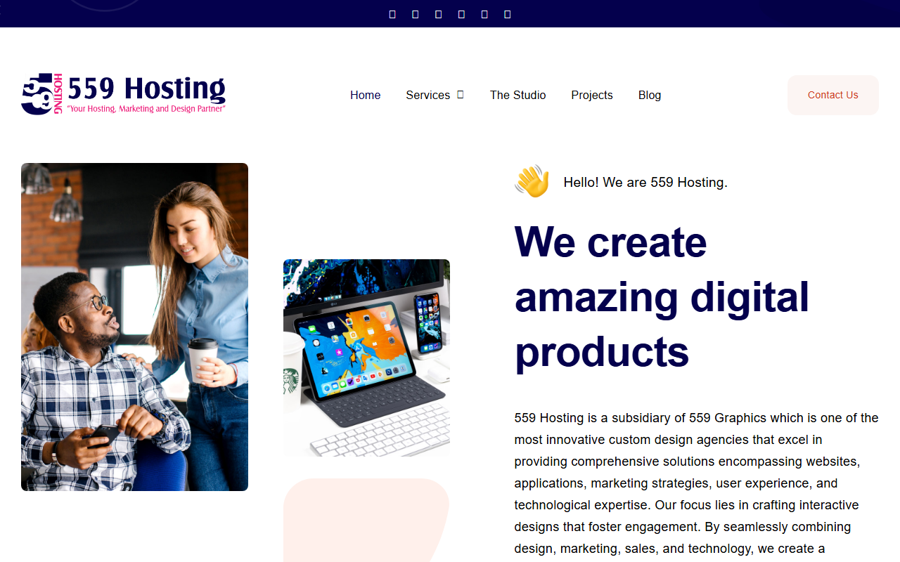 559hosting.com screenshot
