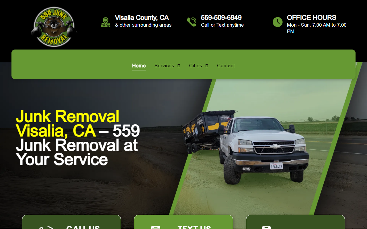 559junkremoval.com screenshot